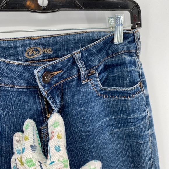 Warehouse One Jeans Women's Size 26 Long Boot Cut Zip Closure Blue Denim - Picture 4 of 13